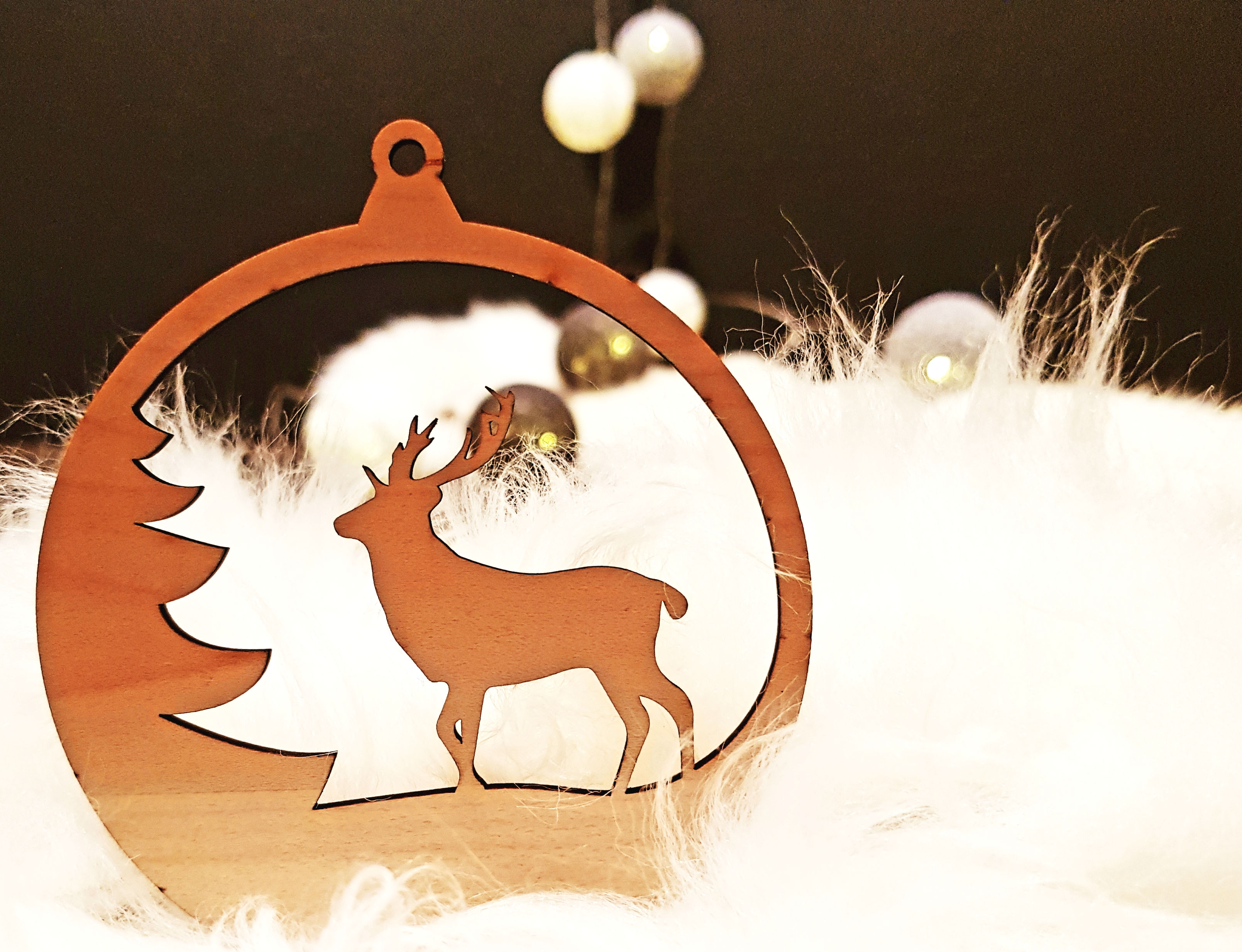 Christbaumkugel "HIRSCH"