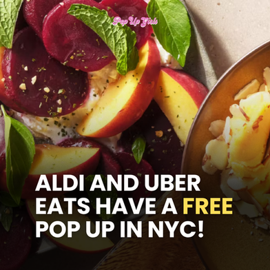 ALDI x Uber Eats Pop Up