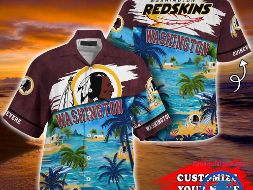 NFL Washington Redskins Palm Tree Hot Summer Hawaiian Shirt Gifts Sport Fans