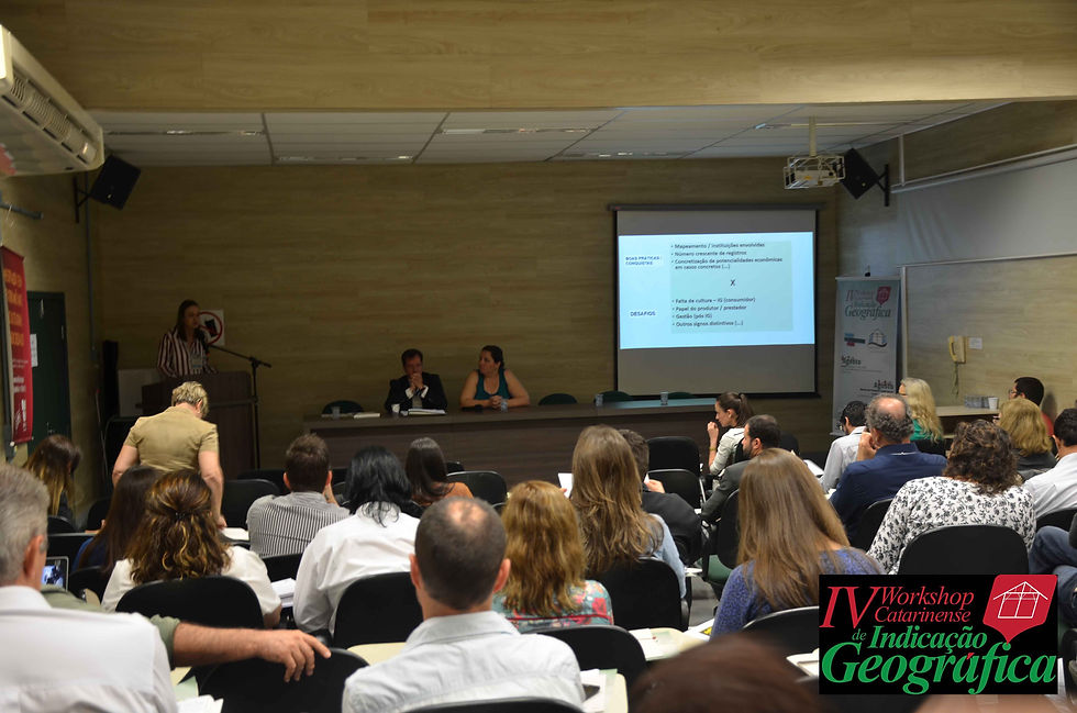 IV Workshop Catarinense de Indicação Geográfica