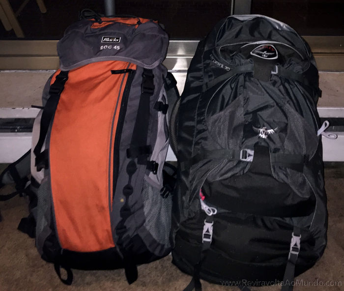 O que tem nas nossas mochilas?