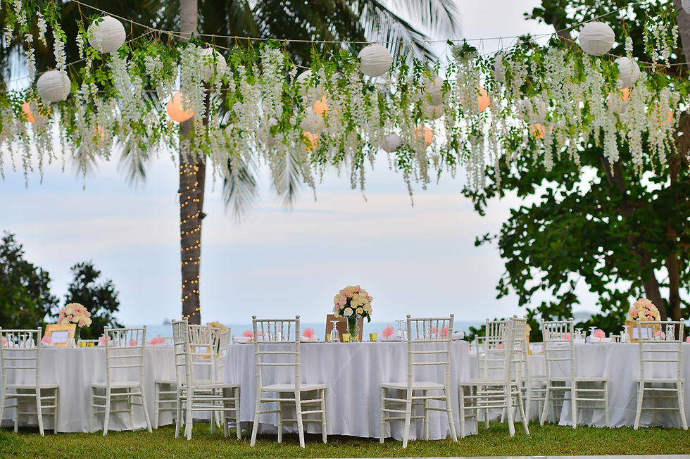 Outdoor Wedding Setup