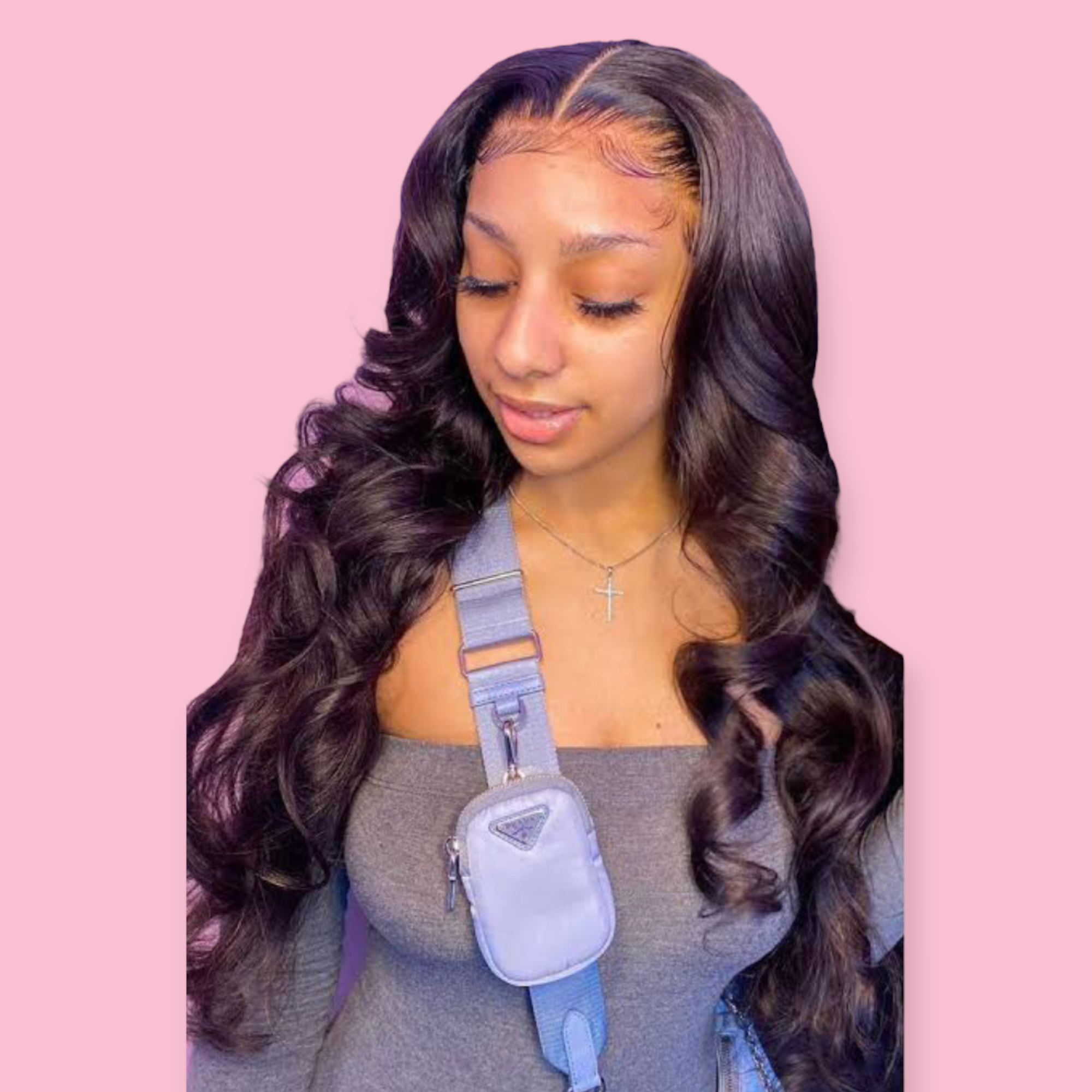Body wave frontal wig