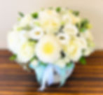 Luxury White Rose & Chrysanthemum Flower Vase Dubai