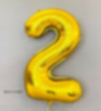Birthday Number Helium balloons Golden color 40 Inches