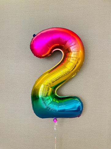 Number & Alphabet helium balloons Dubai Maral Gifts