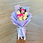 Thumbnail: Small bouquet white and pink roses
