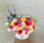 Matthiola And Roses Flower Box