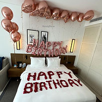 Hotel Birthday room decoration Dubai