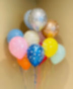 mix color birthday party balloons Dubai