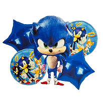 Sonic The Hedgehog Set helium balloons.