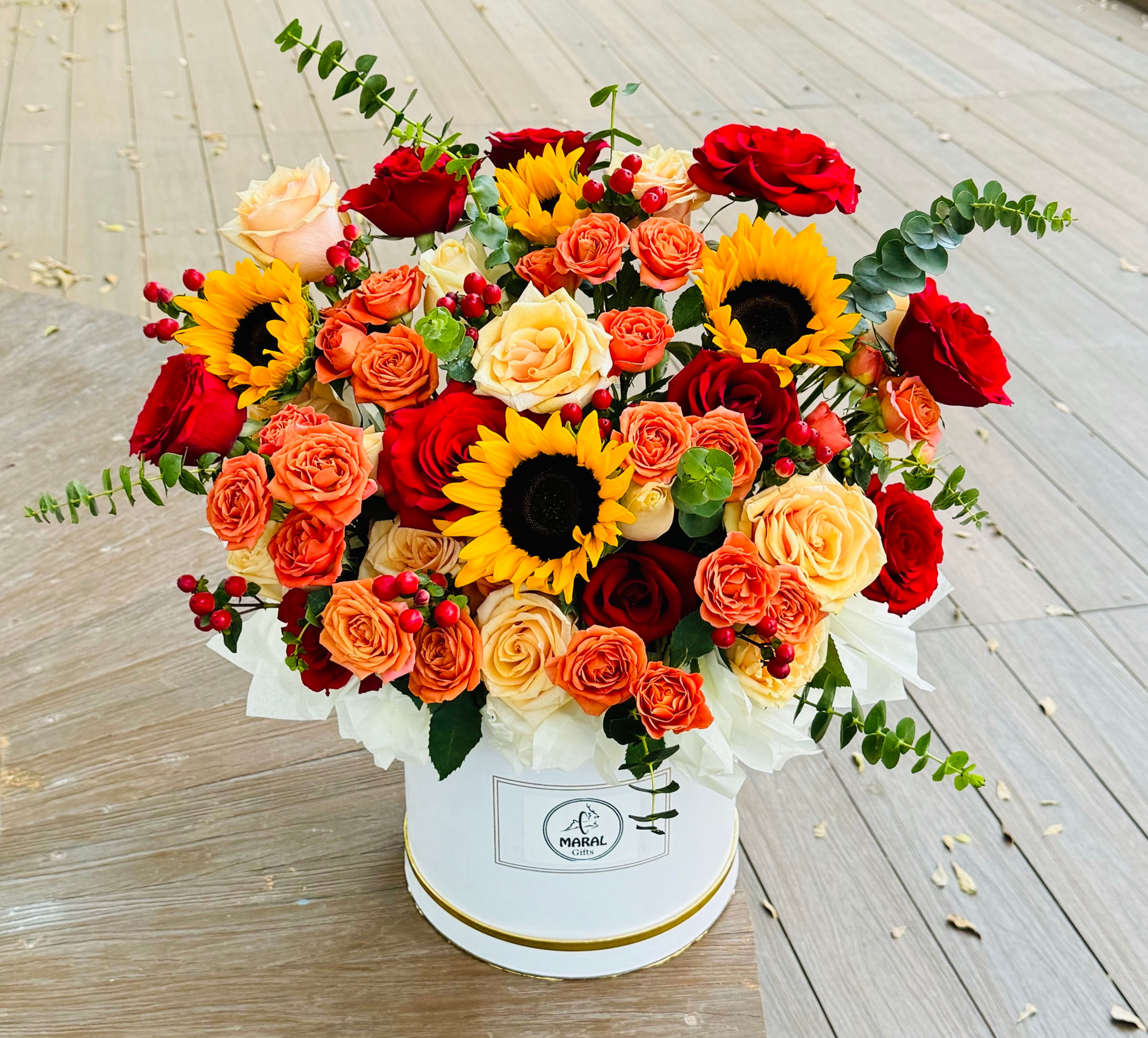 Happy Times Flower Box Delivery Dubai.