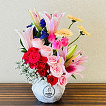 Pink flower for her