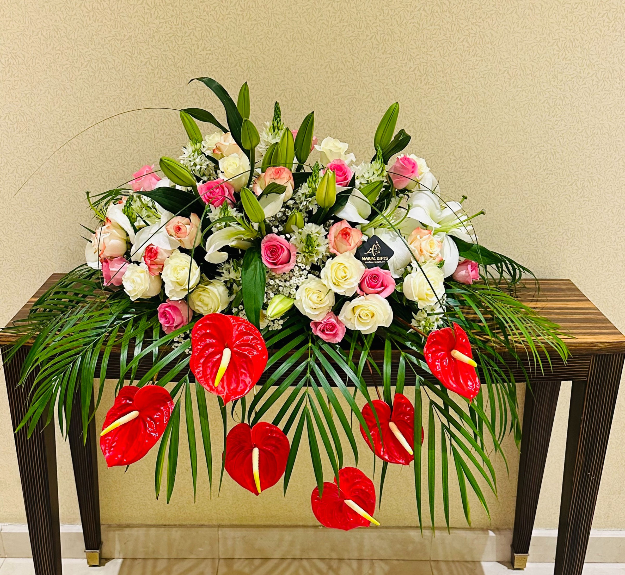 Anturium flower arrangement