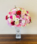 Event and table flower arrangement in vase