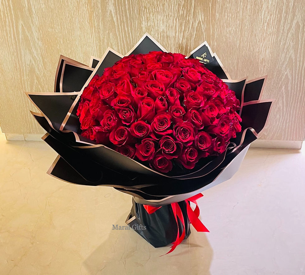 Thumbnail: 101 red roses bouquet