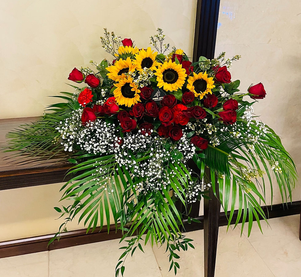 Sunflower Centerpieces Arrangement