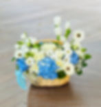 New flower basket arrangement