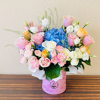 Pastel Color Flower Box
