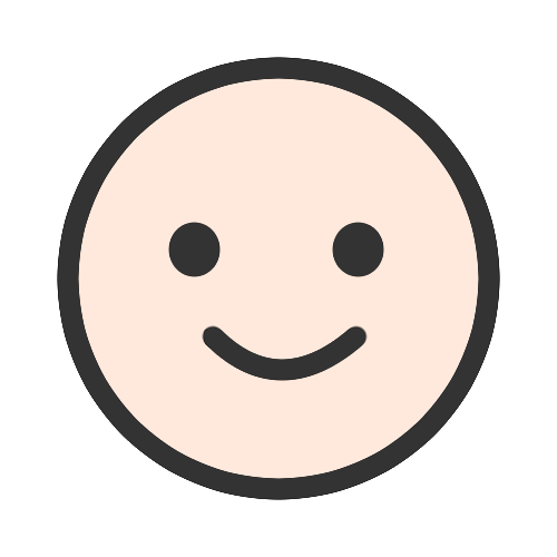 Ready face icon with confident expression