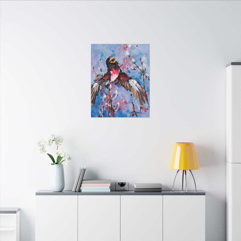 Thumbnail: Grosbeak Joy Canvas Print