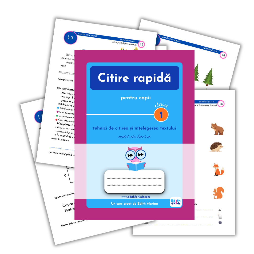 Antrenament de Lectură „Citire Rapidă” – Clasa I, PDF