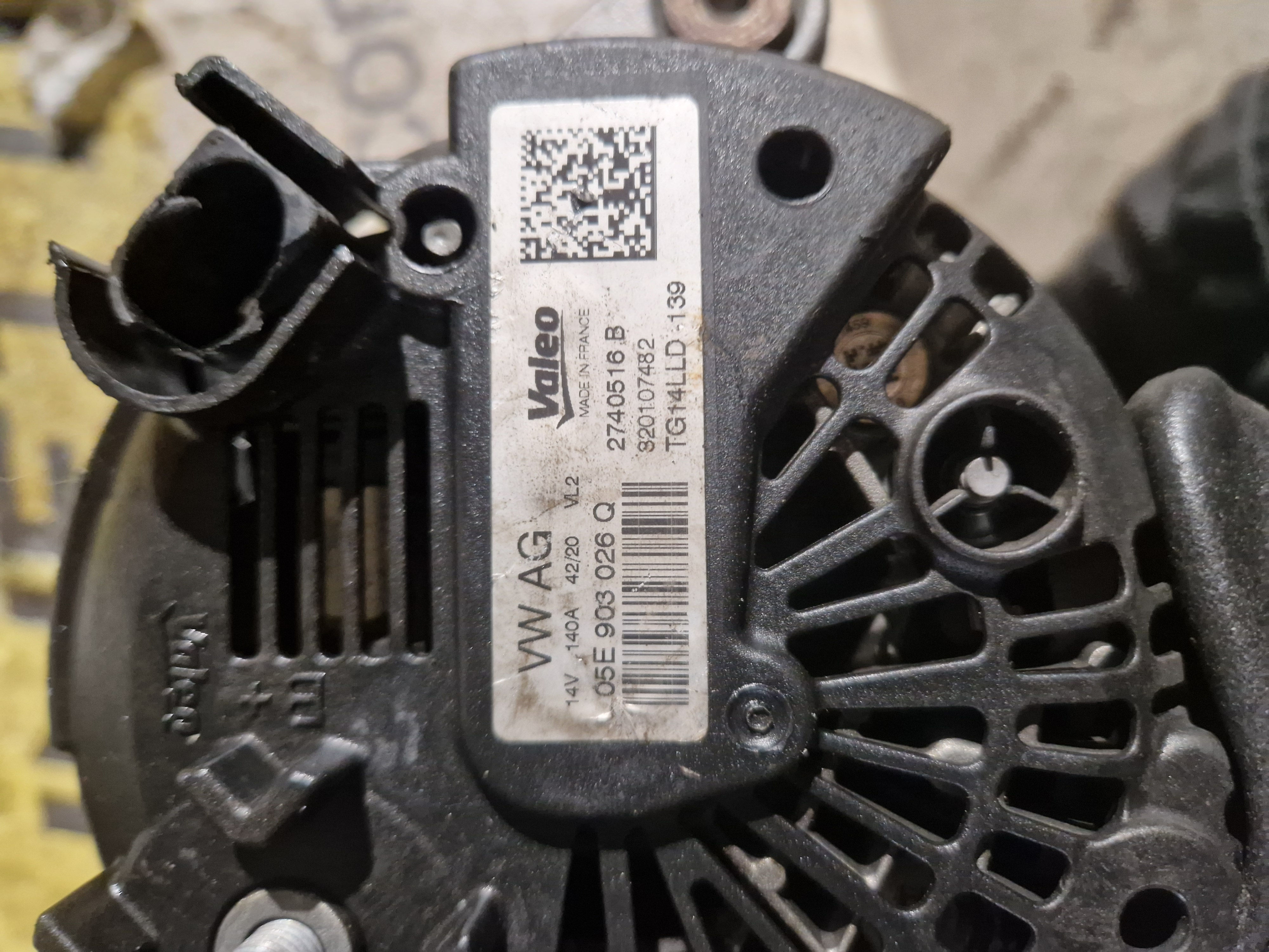 05E903026Q ALTERNATORE VOLKSWAGEN T-ROC