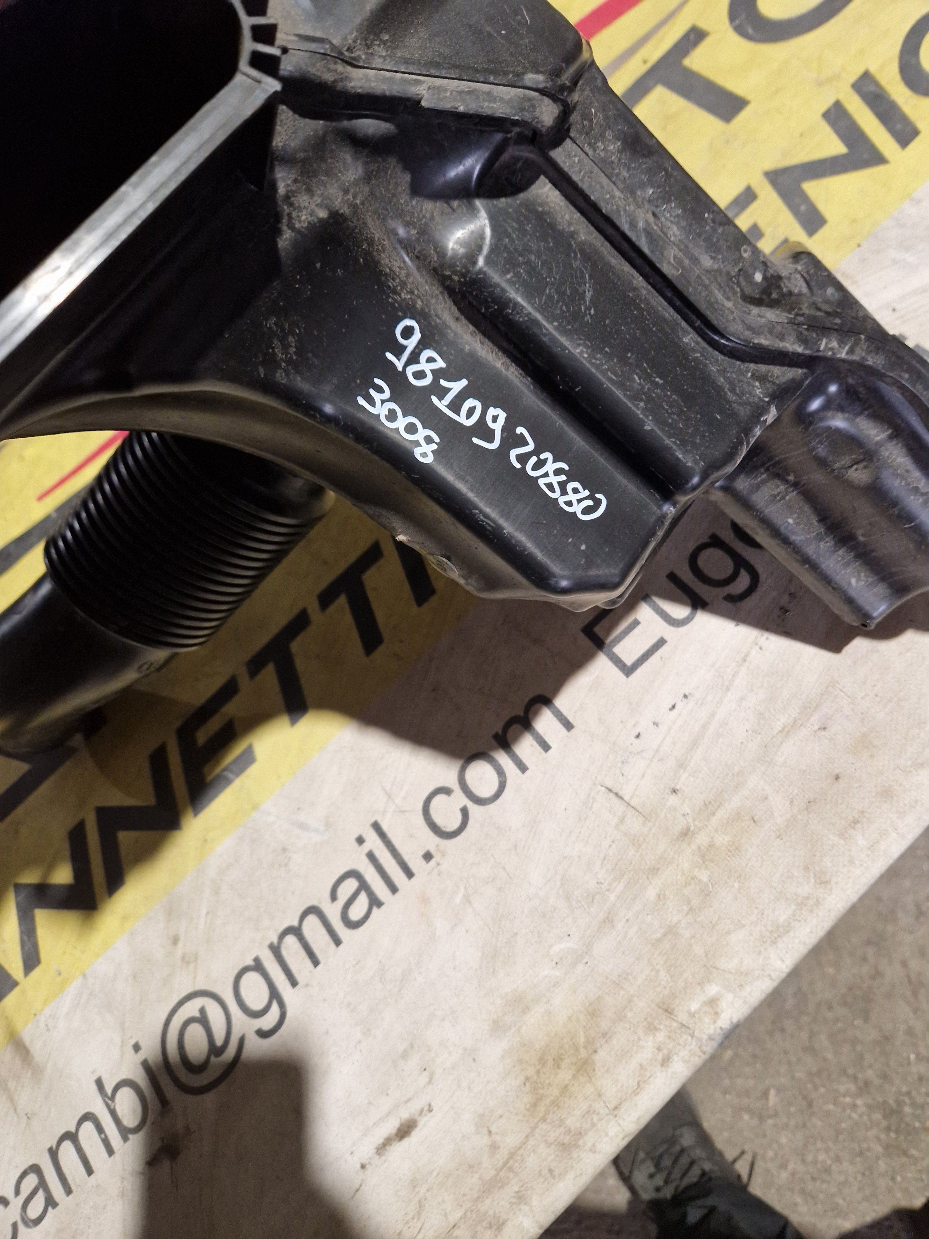 9810920880 Risuonatore aspirazione aria originale Peugeot 308 II 1.5 BlueHDI