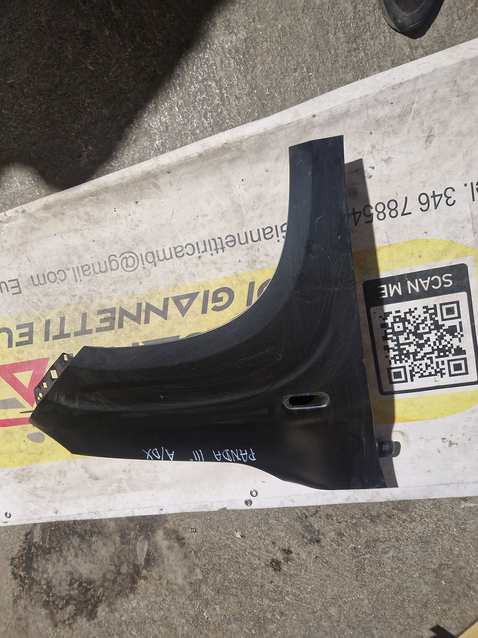 Miniatura: PARAFANGO ANTERIORE DESTRO FIAT PANDA 3 SERIE