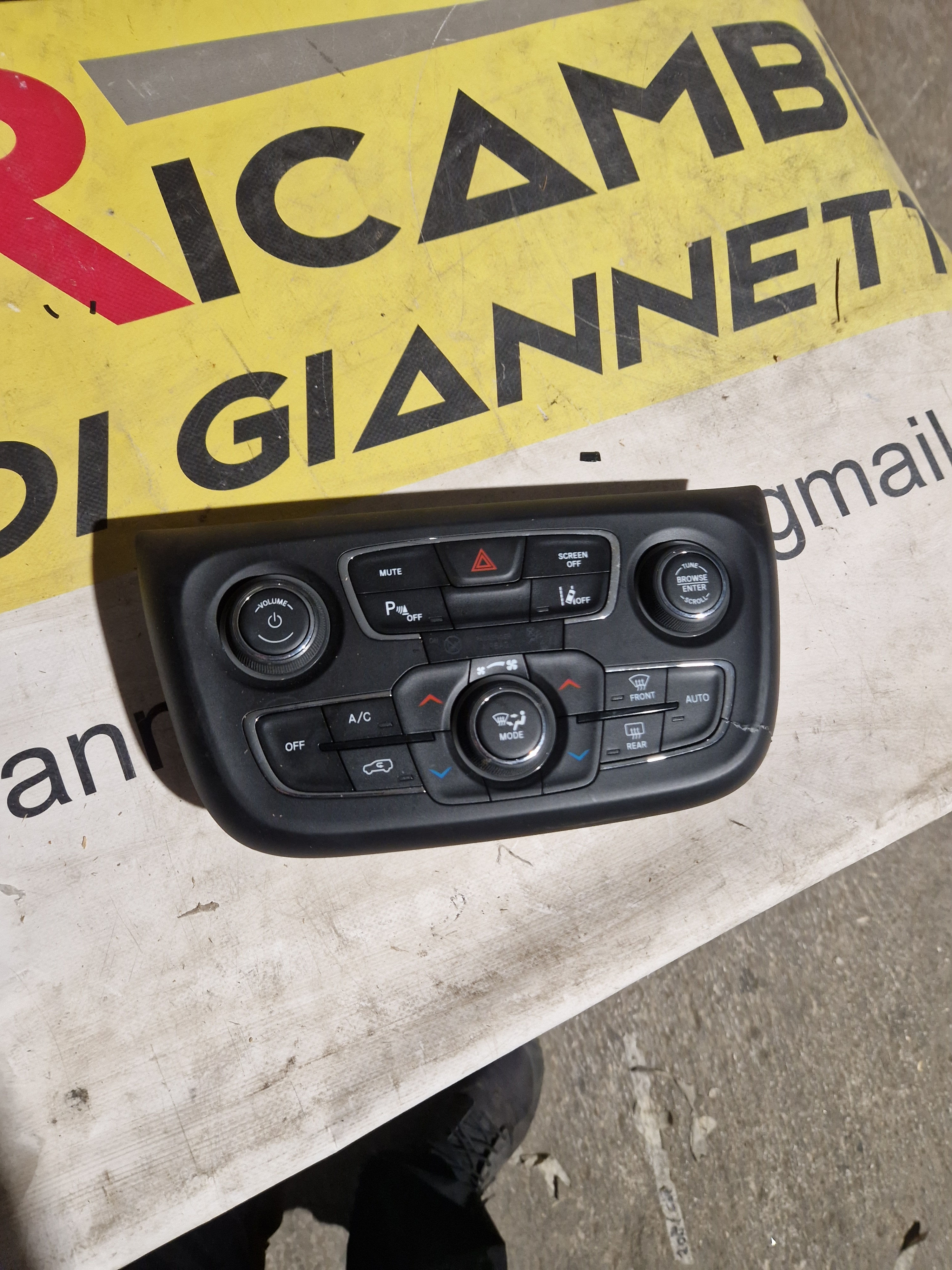 P6TM19DX9AB COMANDI CLIMA JEEP Compass