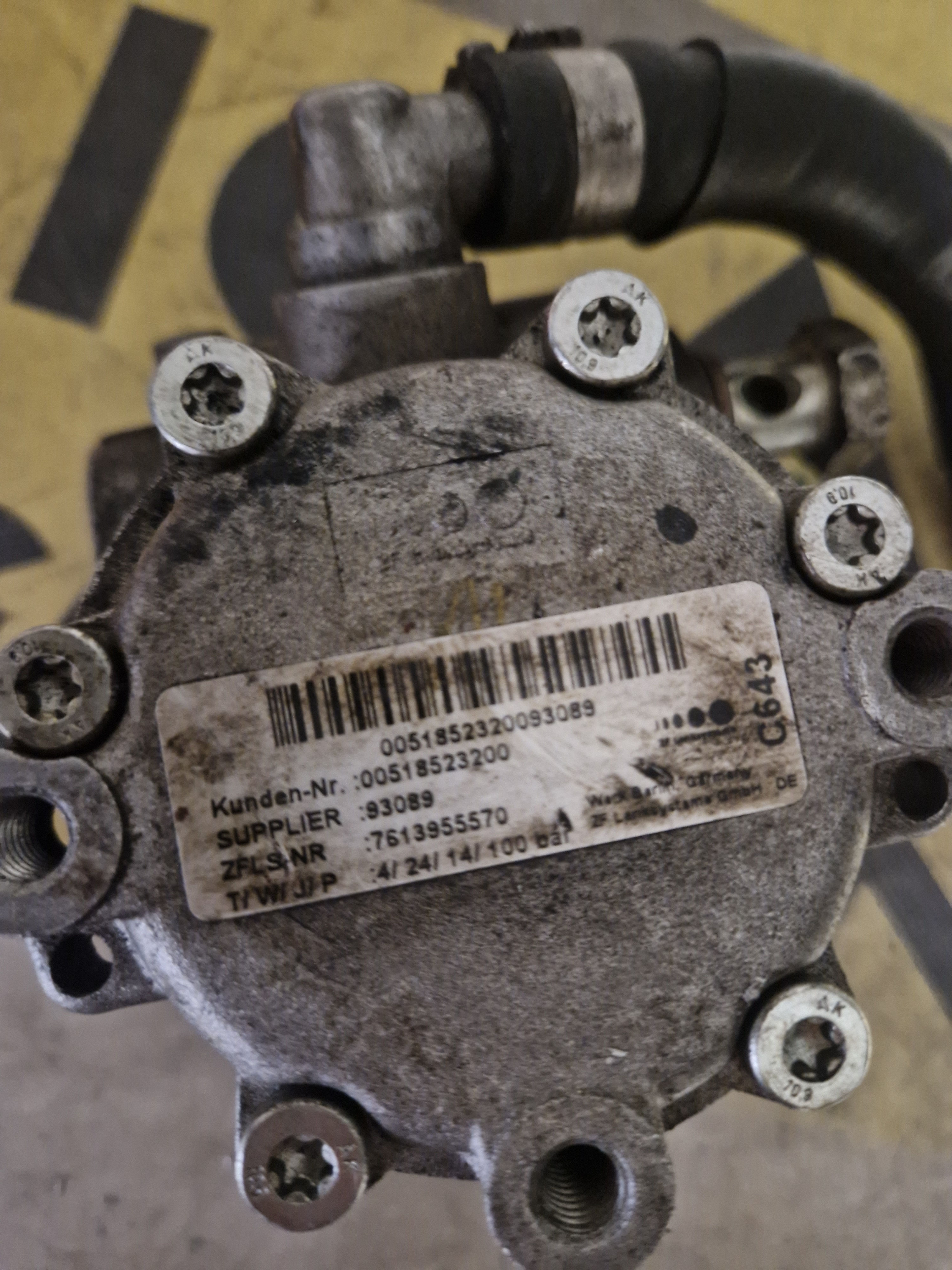 518523200 POMPA SERVOSTERZO FIAT DOBLO'