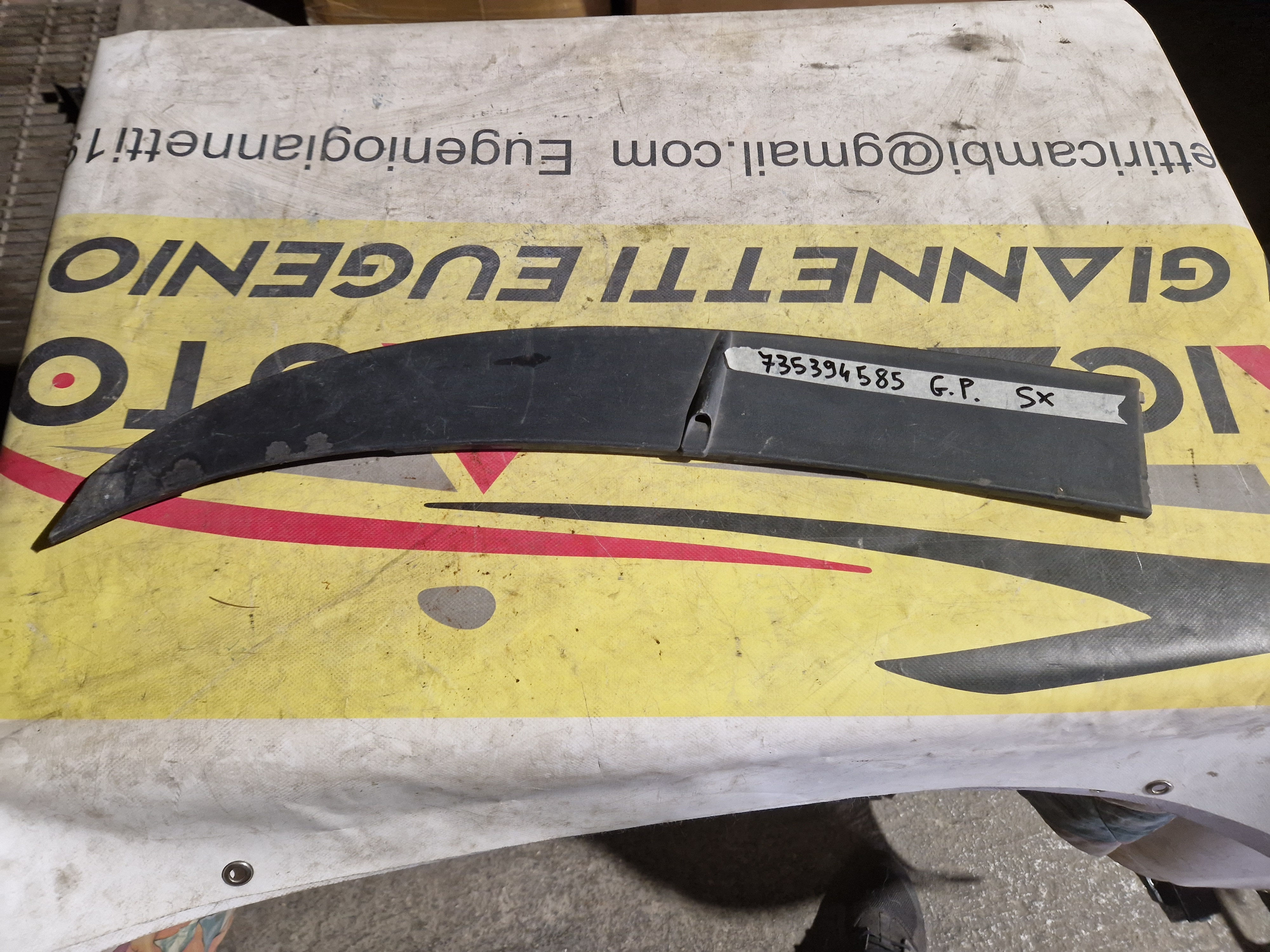 735394585 FIAT GRANDE PUNTO EVO GOCCIOLATOIO LATO SINISTRO