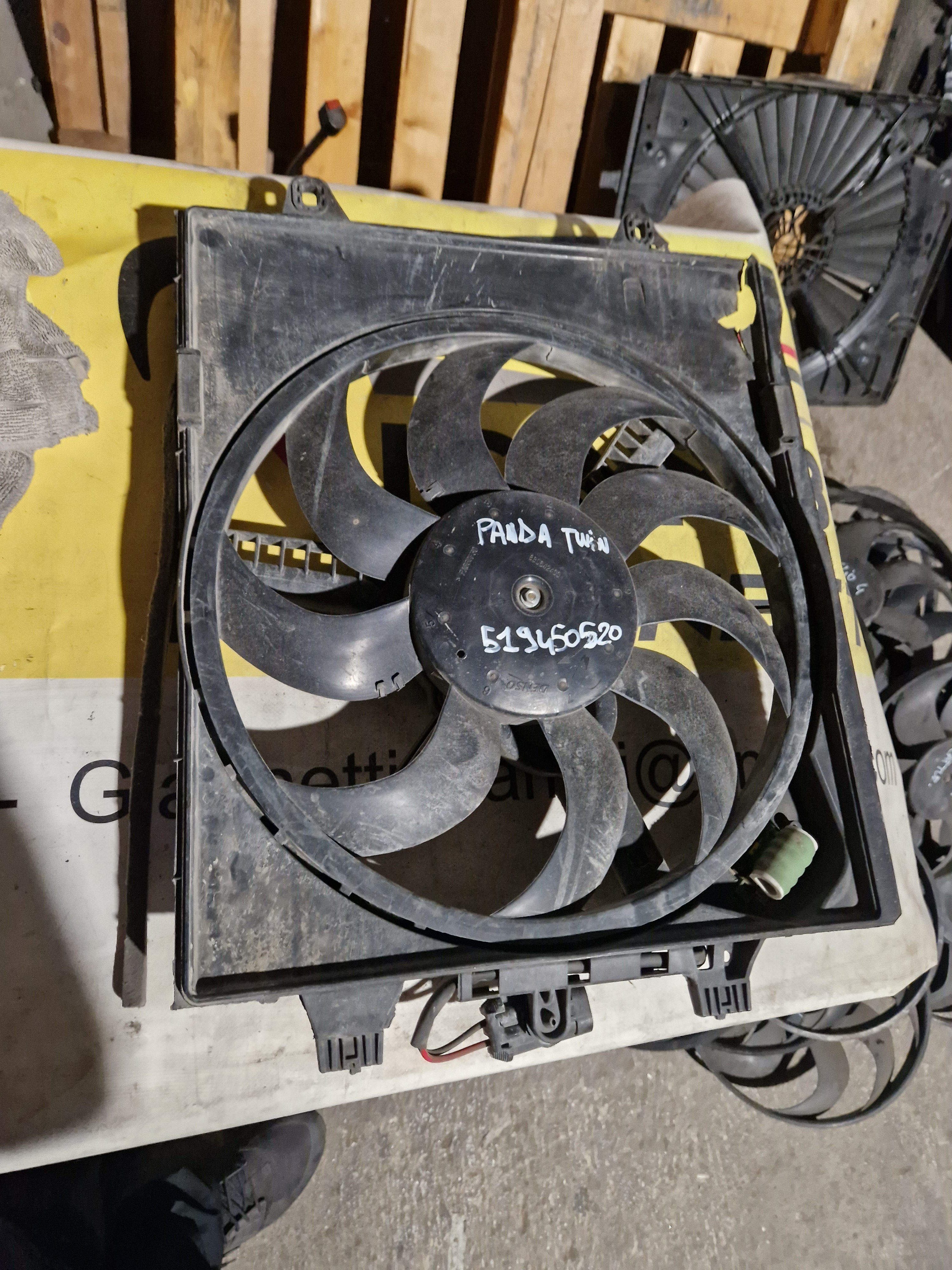 519450520 ELETTROVENTOLA RADIATORE FIAT PANDA 900 TWIN AIR