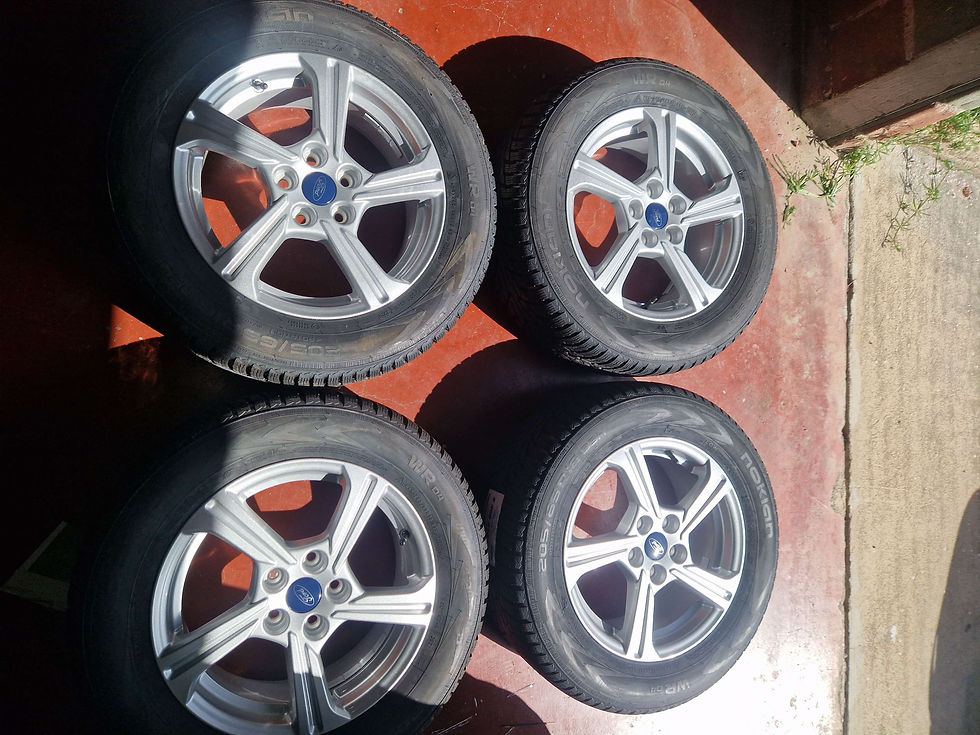 Cerchi in lega e gomme NUOVI ford c max s max puma fiesta 205 65 16 dot 21