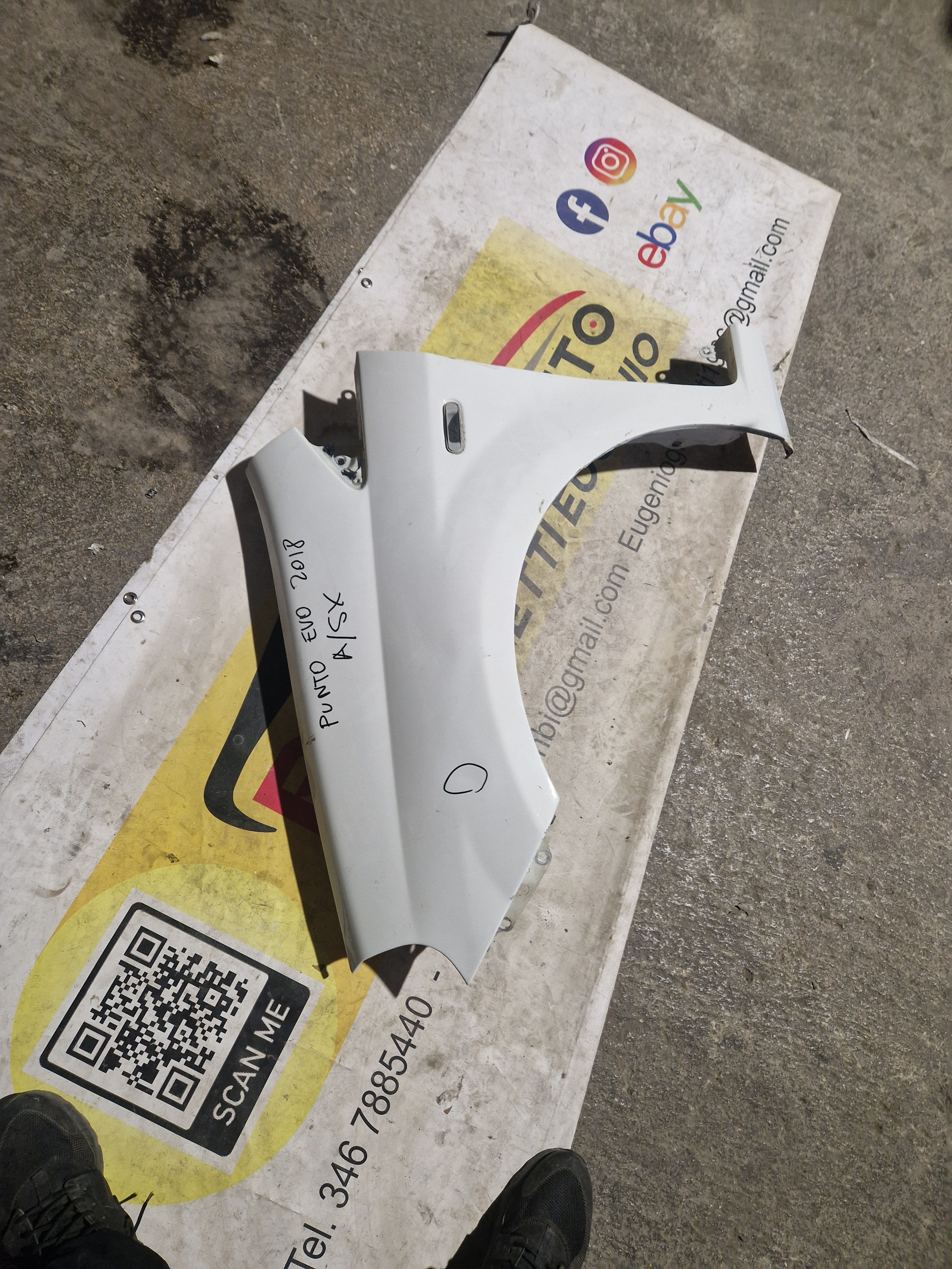 PARAFANGO ANTERIORE SINISTRO SX GRANDE PUNTO EVO 2018