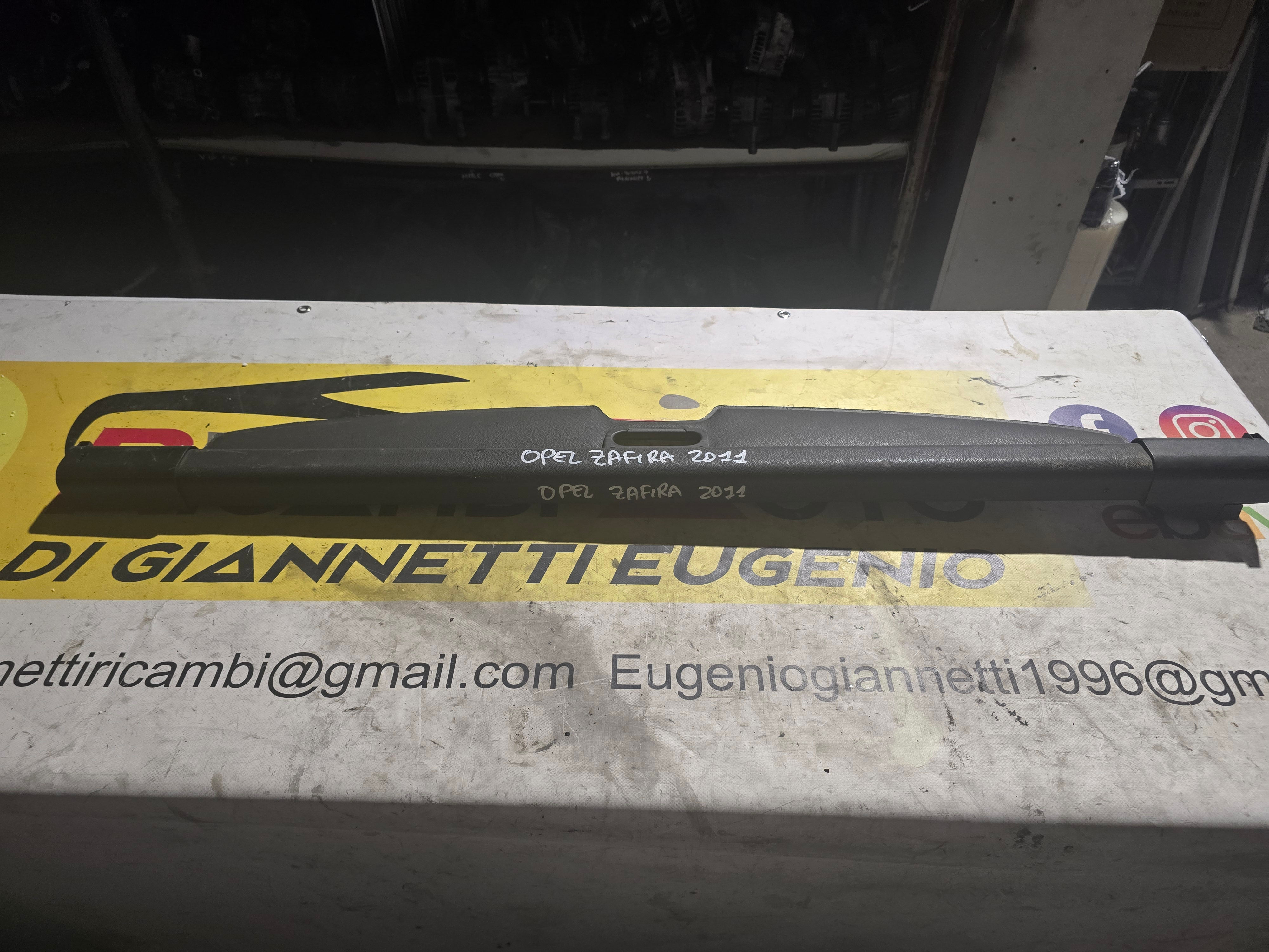 cappelliera Mensola Bagagliaio Baule Posteriore opel zafira 2011
