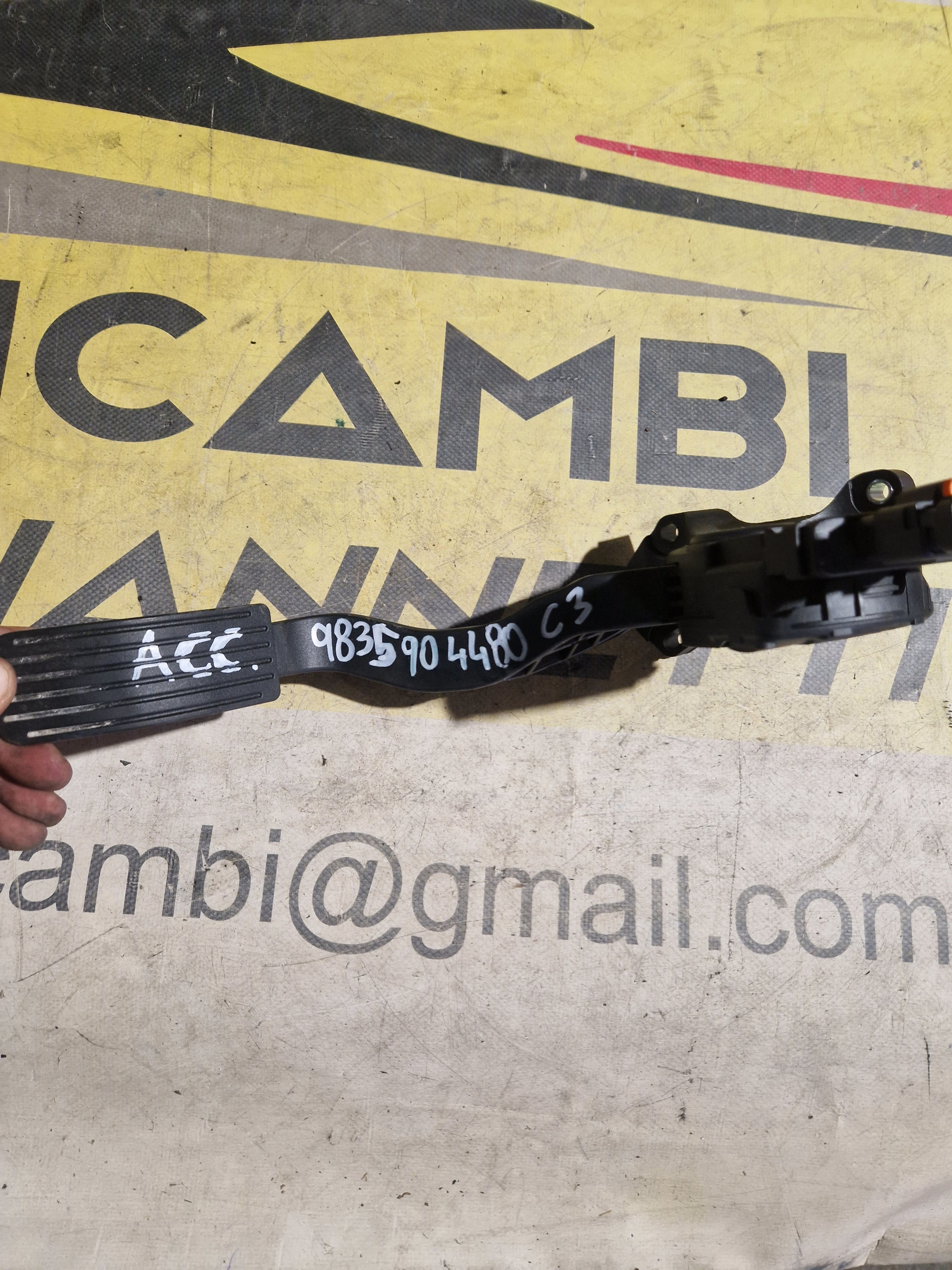 9835904480 Pedale Acceleratore Potenziometro Per Citroen C3 PEGEOUT 208