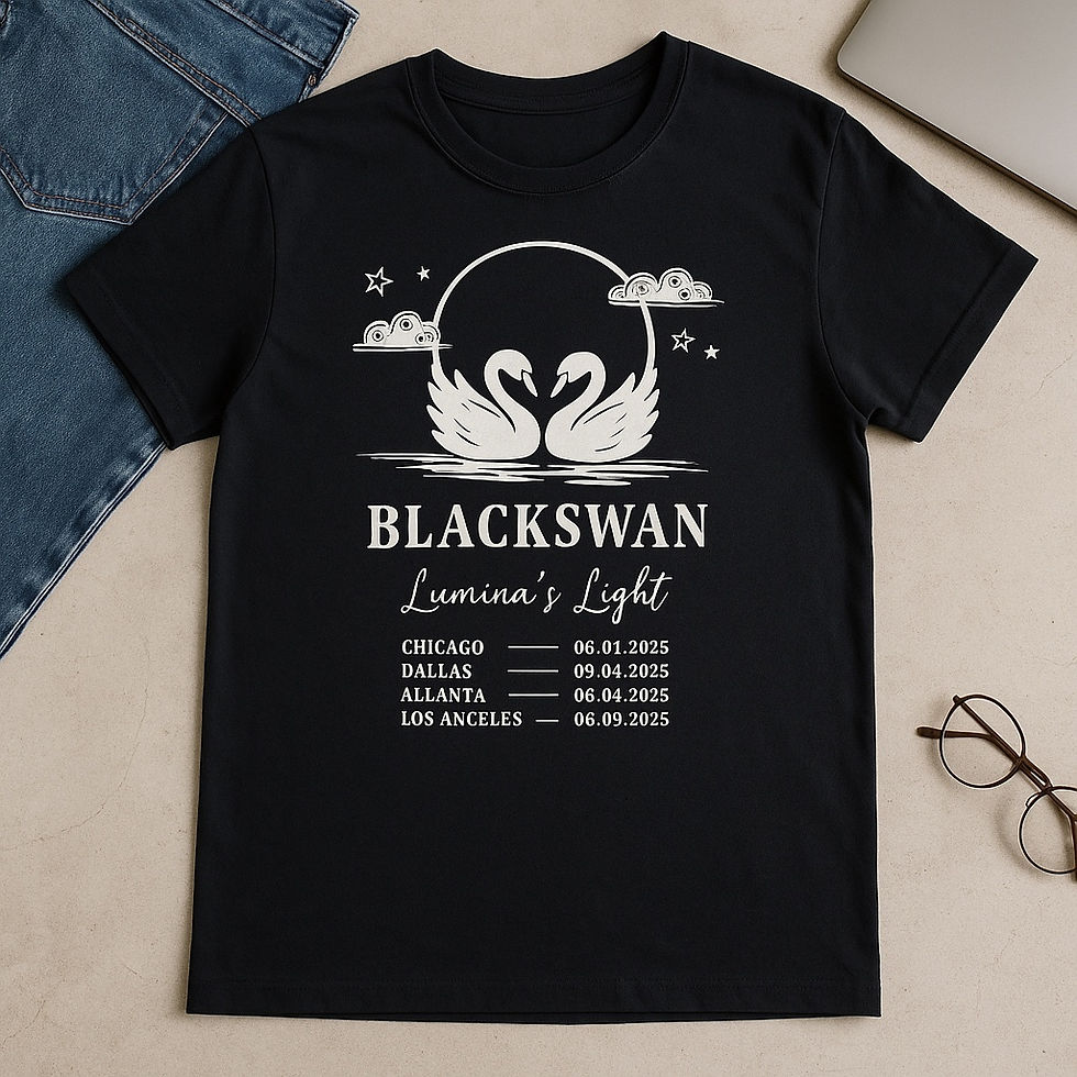 Thumbnail: LUMINA’S LIGHT BLACK T-SHIRT