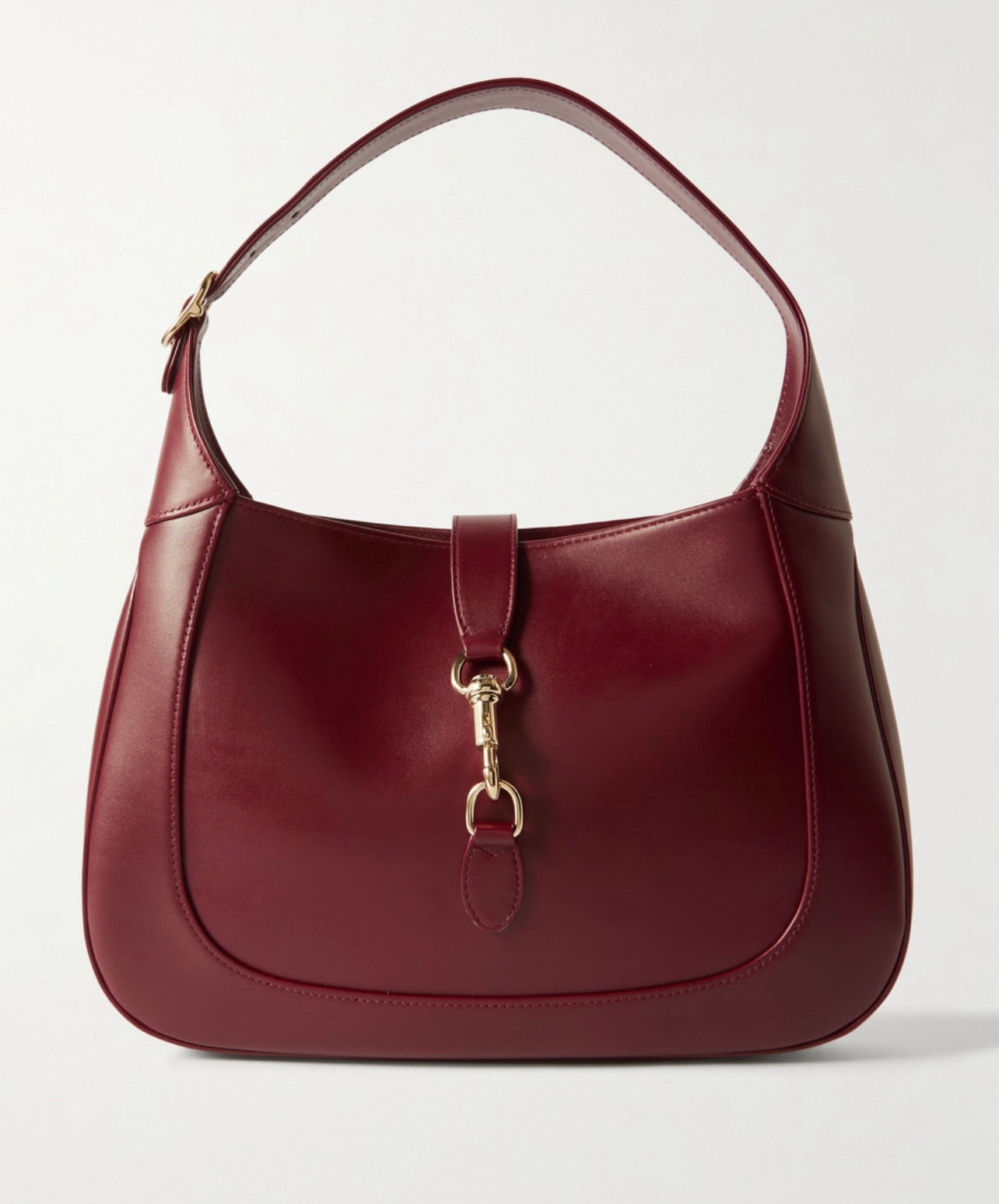 GUCCI - Jackie Leather shoulder bag Burgundy 