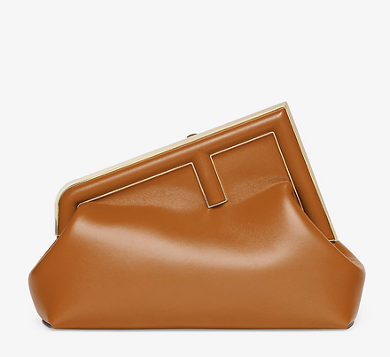 【美品】FENDI ファースト Midi ショルダーバッグ FENDI - First Midi Brown | The Mayest