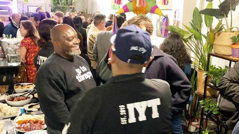 PD Teddy Allen shares info. with guests,