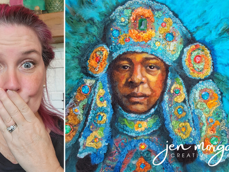 Big Chief Mardi Gras Indian, Jen Morgan Creative Arts, RW Norton Art Gallery, New Orleans Art