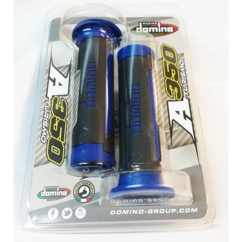 Manopole Domino A350 Turismo antracite/blu