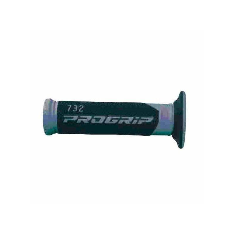 Manopole Progrip 732 Open End nero/titanio