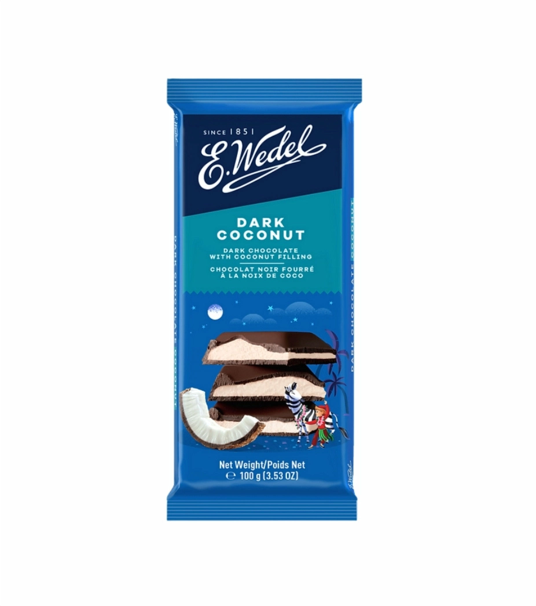 E Wedel Dark Coconut 100G