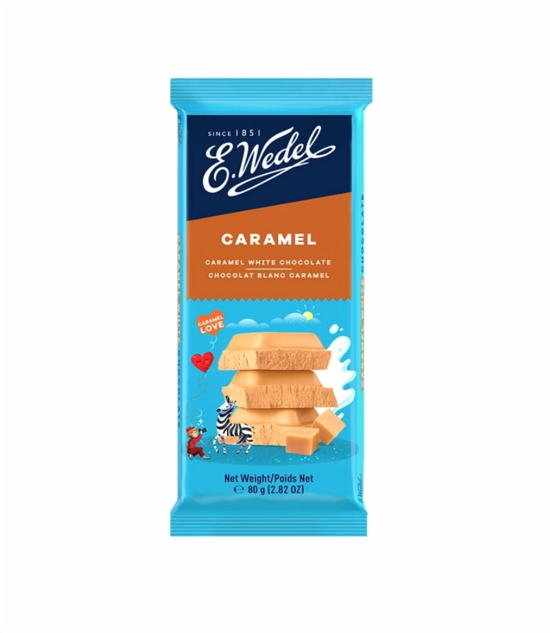 E Wedel Caramel White Chocolate 80G