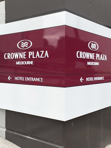 Crowne Plaza Building Signage Melbourne.