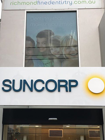 Suncorp Bank Fabricated Signage Melbourn