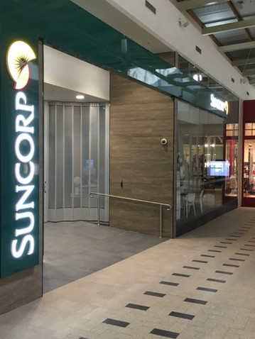 Suncorp Bank Shop Front Signage Melbourne