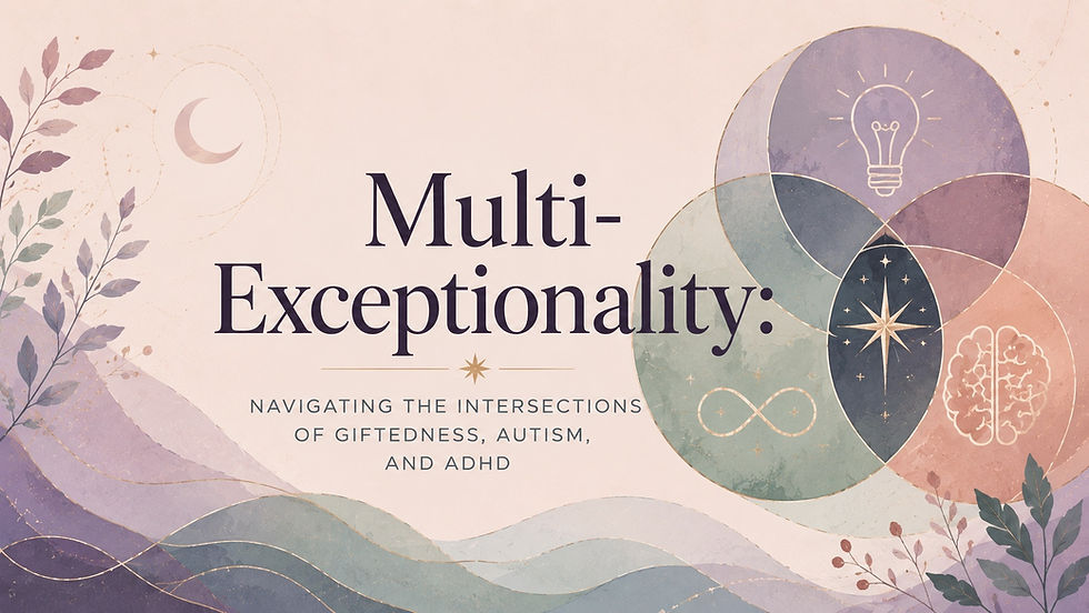 Multi-Exceptionality: Navigating the Intersections of Giftedness, Autism, and ADHD